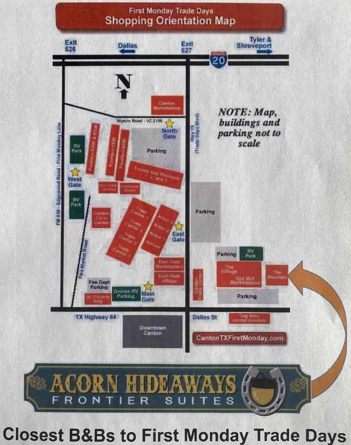 Acorn Hideaways Canton Charming Pioneer Suite 1890'S General Store Bagian luar foto